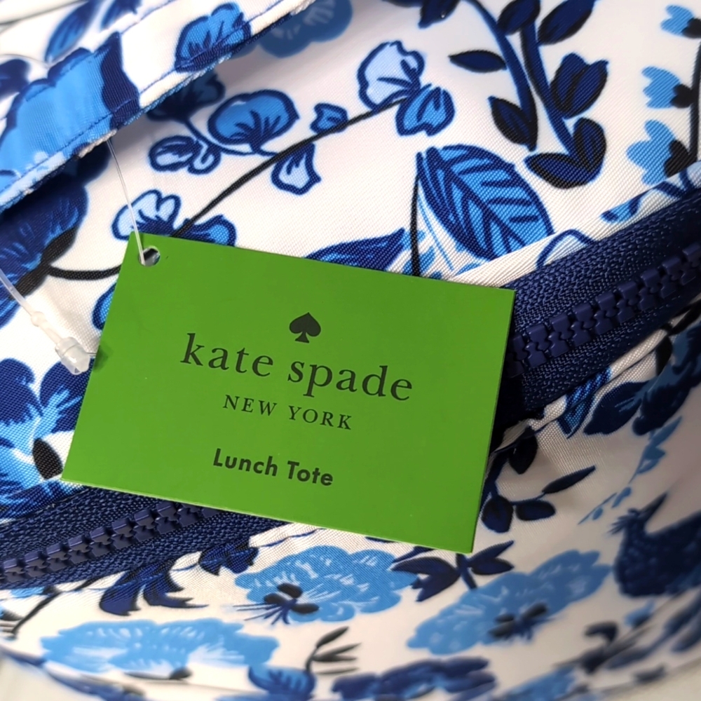 Kate Spade Peacock Floral Lunch Tote *HP* - Picture 7 of 8